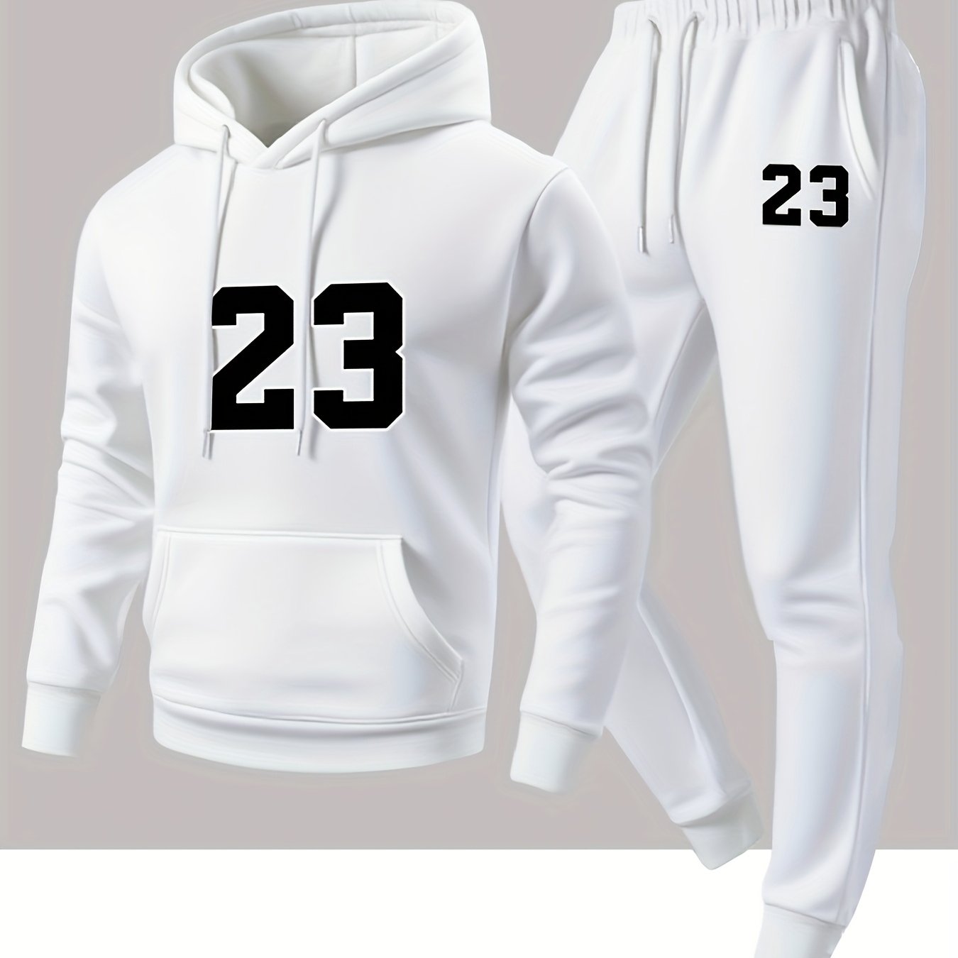 Winter Clothing Must Haves - Niezbędny męski zestaw sportowy z nadrukiem