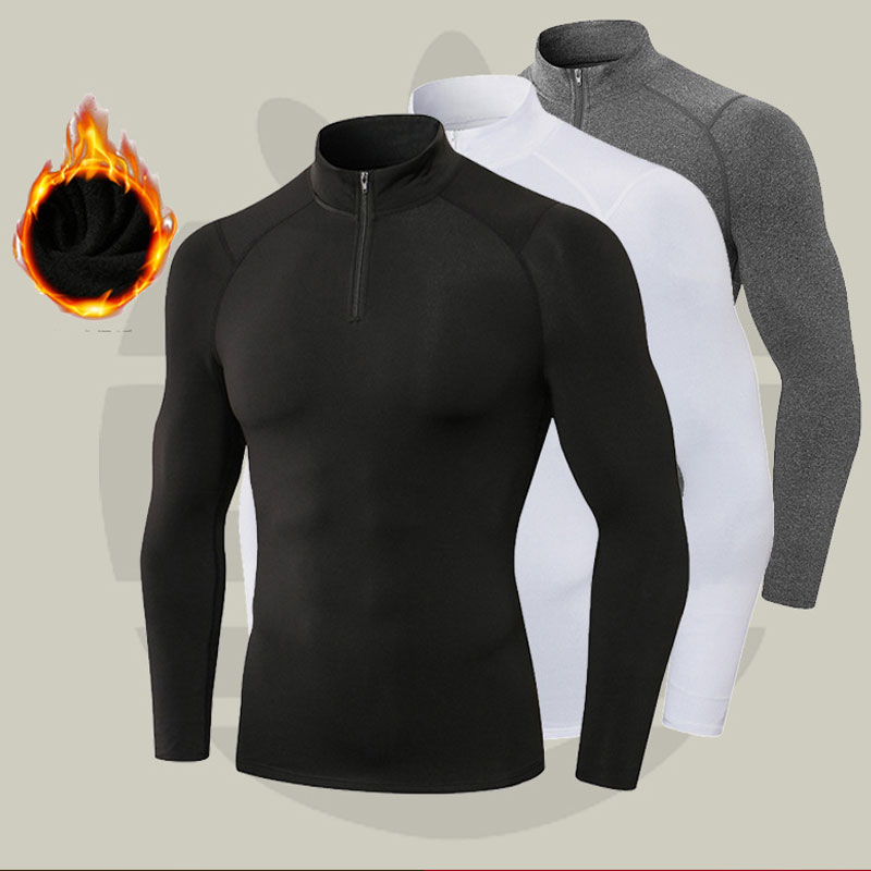 Thermal Base Layer - Męskie koszulki termiczne kompresyjne z długim
