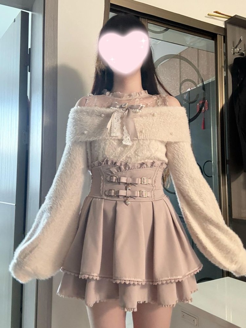 Winter Clothing Cute - Japoński styl słodkiej Lolity: sweter z