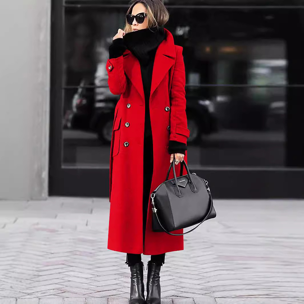 Winter Clothing Europe - Moda codzienna jesień-zima 2024, wełniany płaszcz,