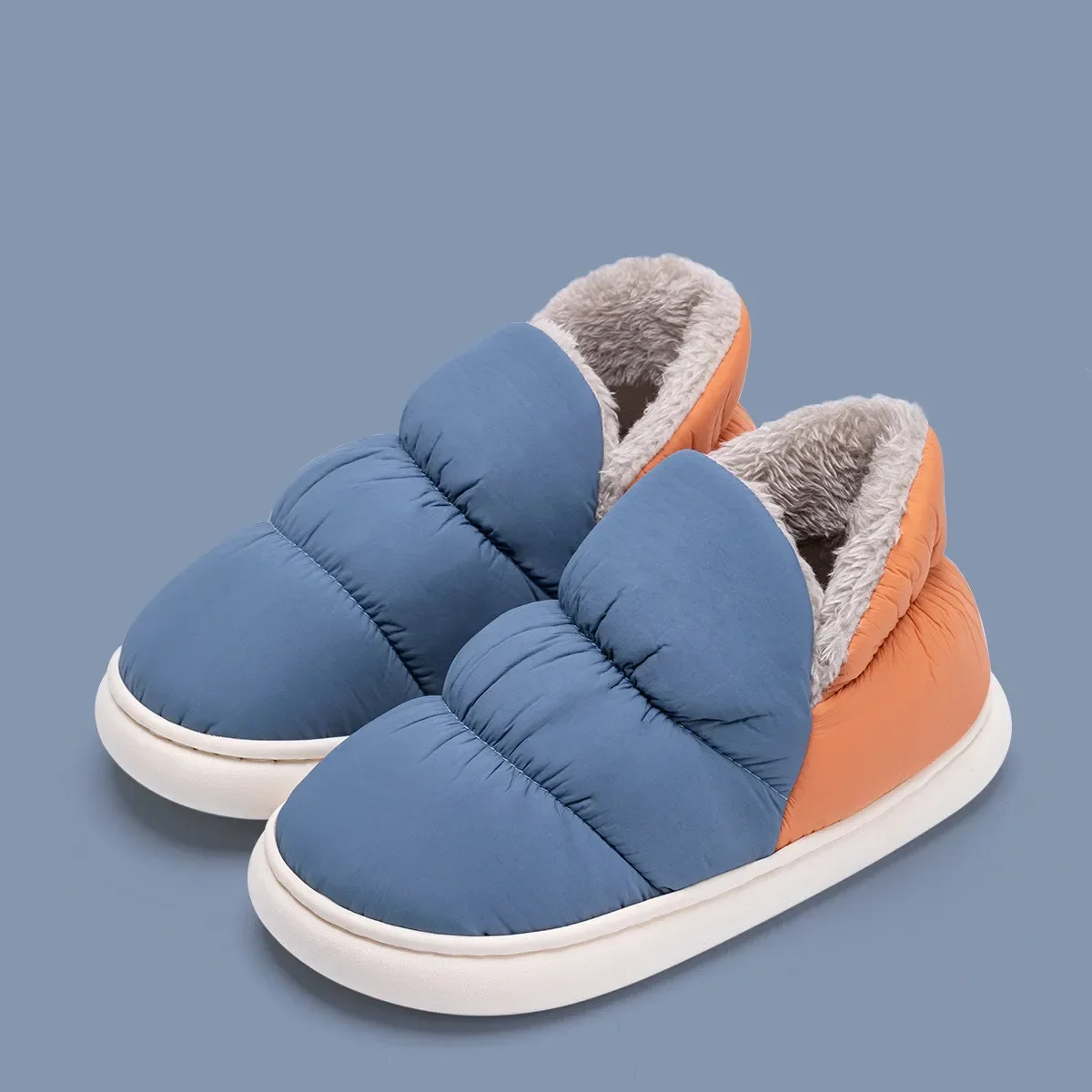 Winter Cloth - Kobiety Mężczyźni Kapcie Zimowe Puchowe Wodoodporne