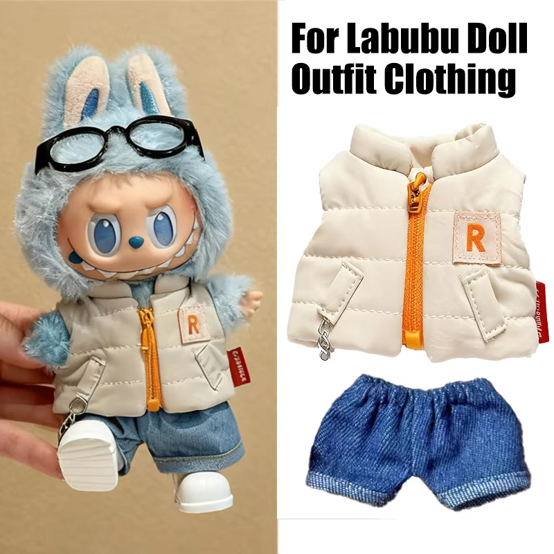 Winter Cloth - Ubranka dla lalki Labubu 15-17 cm:
