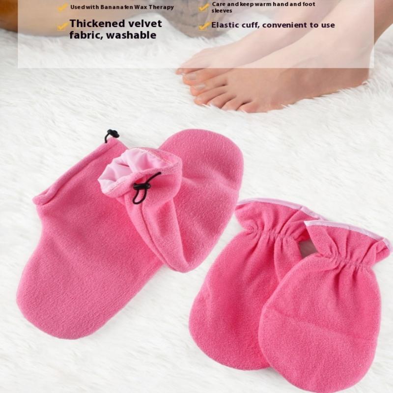 Hand Warmer Reusable - 1 Para Izolacyjnych Rękawic Pielęgnacyjnych Flanelowe