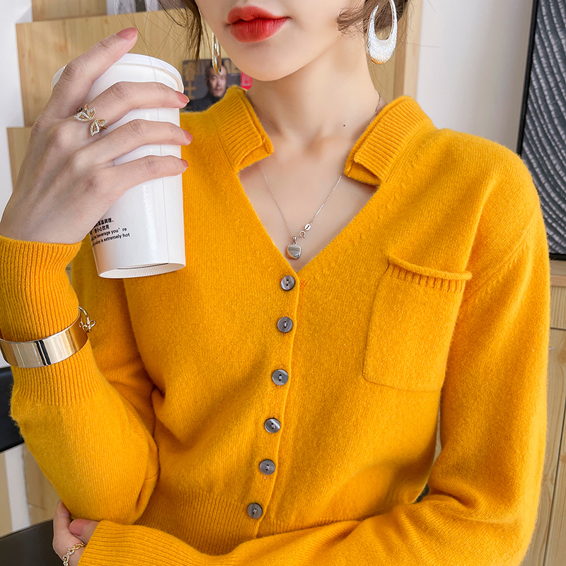 Winter Clothing Options - Kardigan zapinany na guziki ze 100%