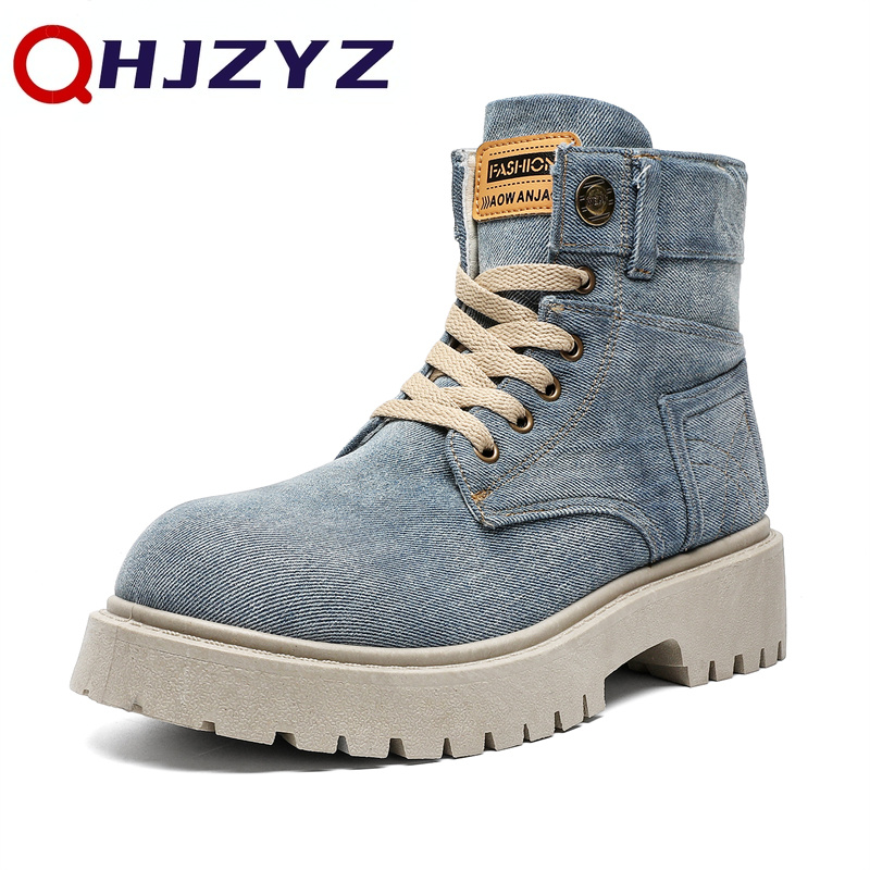 Męskie buty z denimu, wysokie  – Winter Cloth recenzja i cena