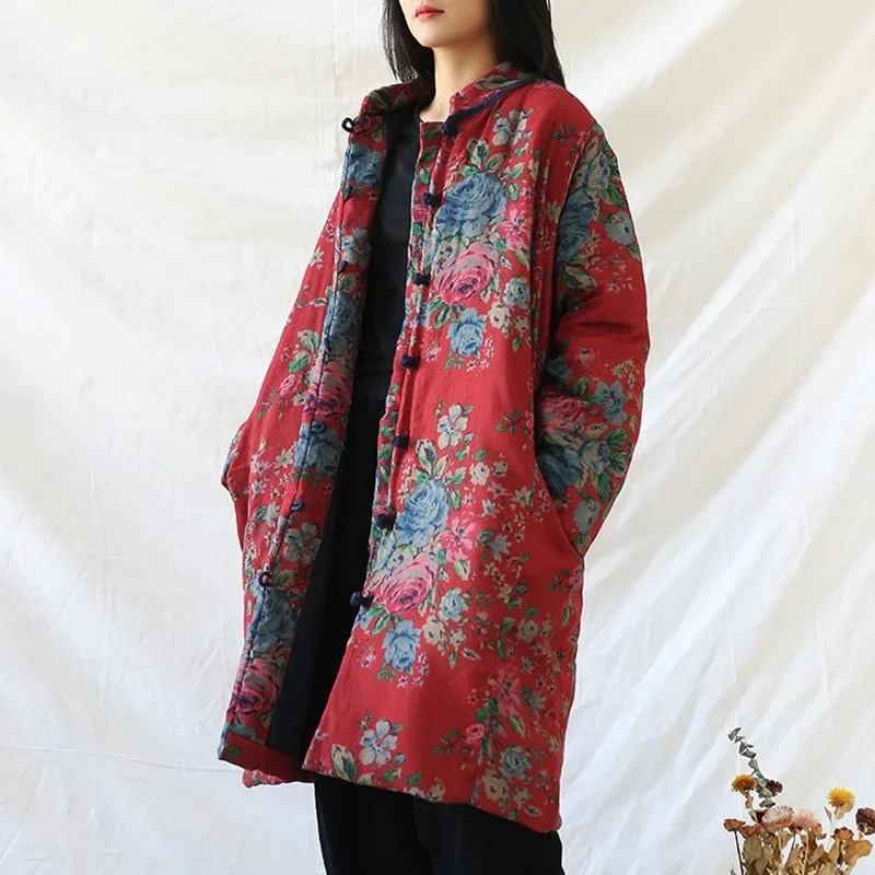 Odzież w stylu chińskim, ciepł – Winter Clothing Women'S recenzja i cena
