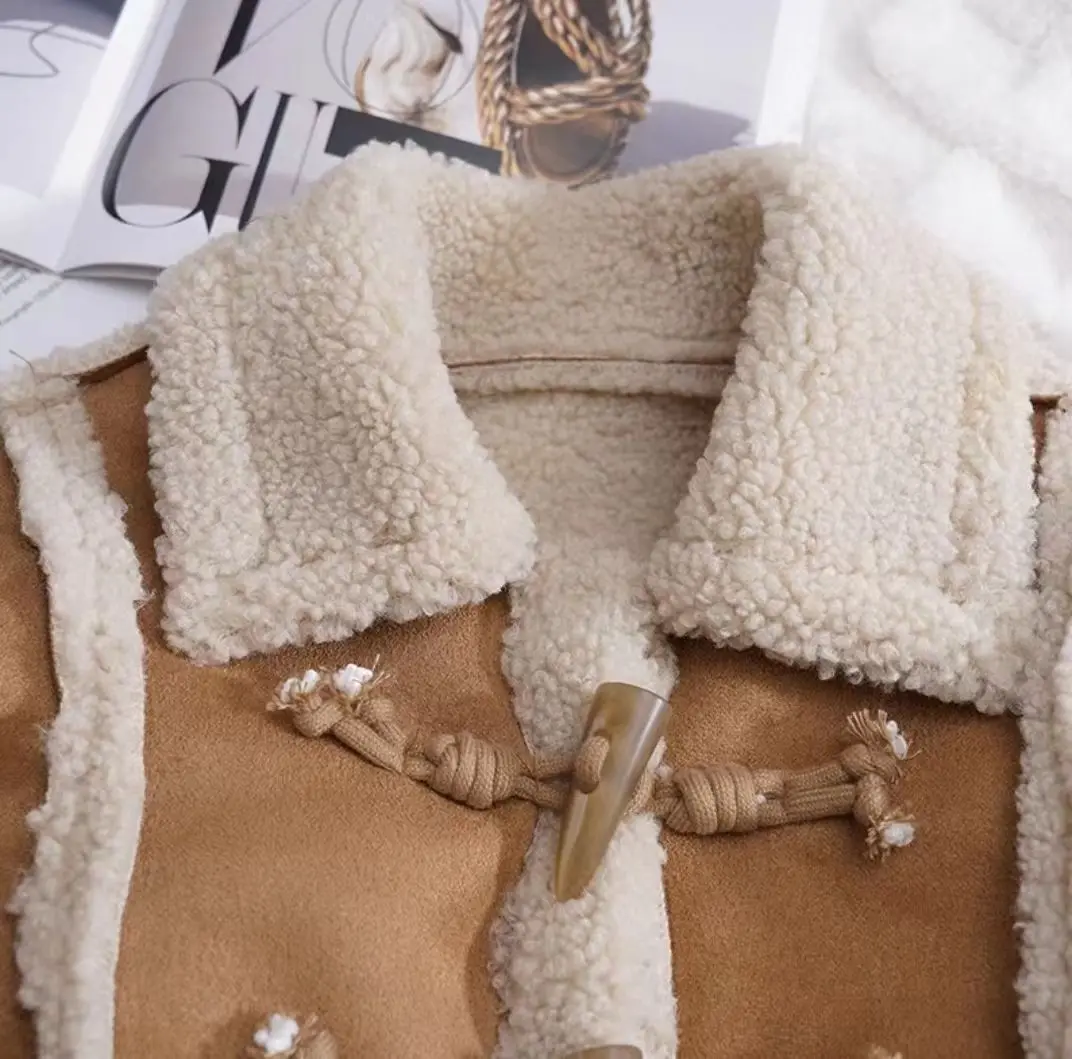 Khaki/różowy dziewczęcy chłopi – Winter Clothing For Kids recenzja i cena