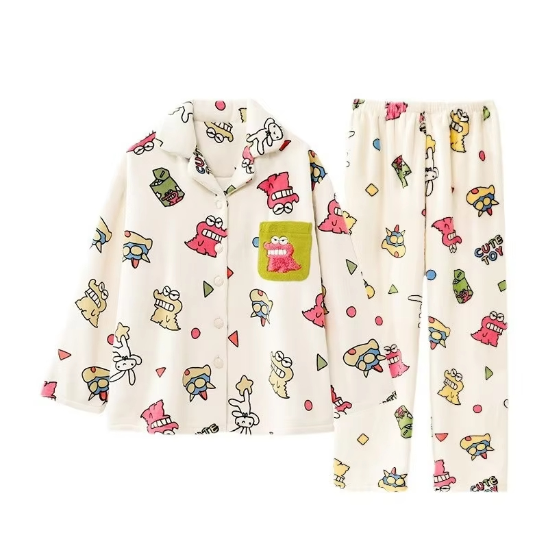 Uroczy zestaw piżamowy dla kob – Winter Clothing Cute recenzja i cena