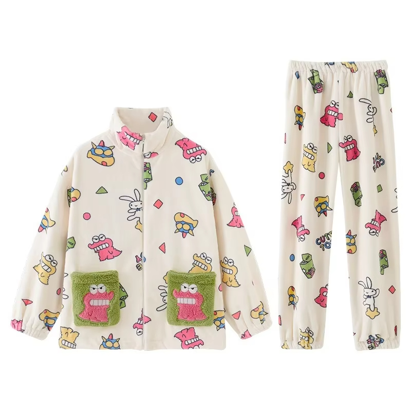 Uroczy zestaw piżamowy dla kob – Winter Clothing Cute recenzja i cena