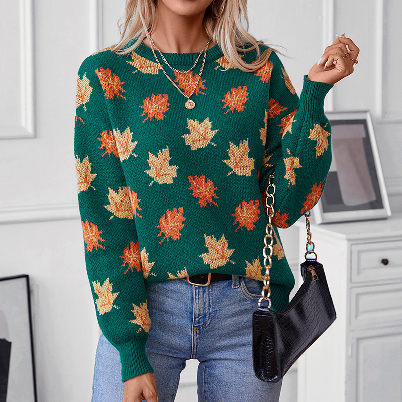 Sweter jesienno-zimowy z żakar – Winter Clothing Europe recenzja i cena