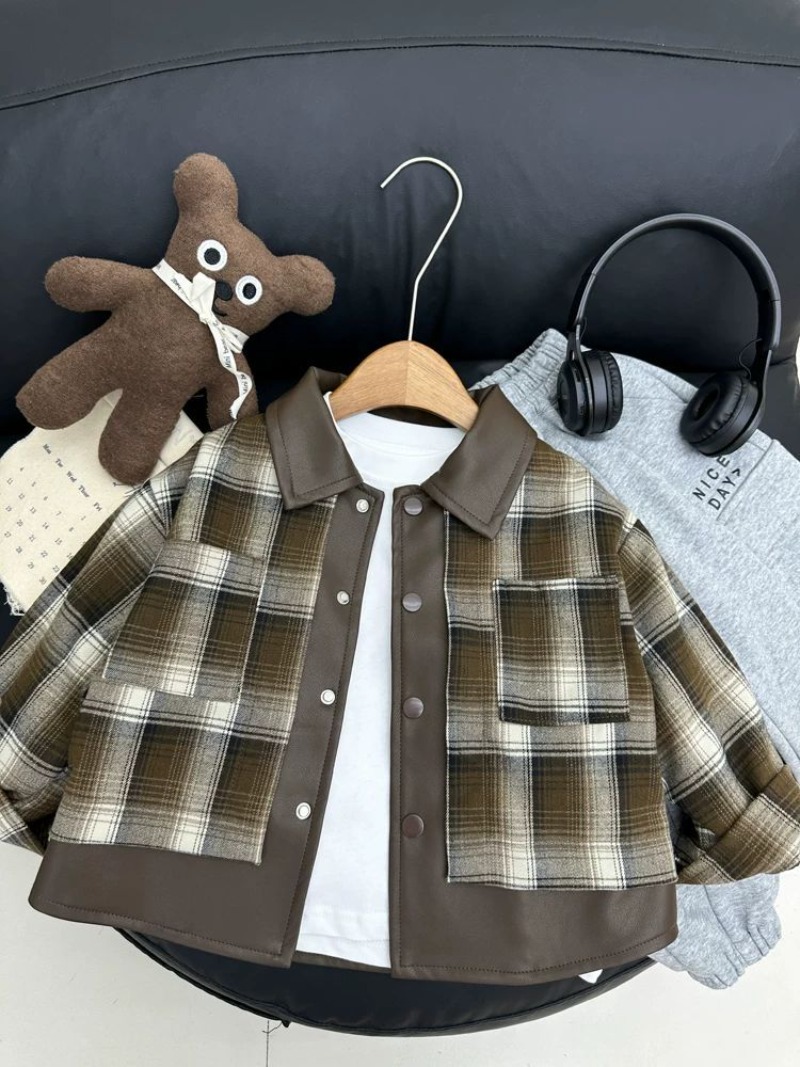 Dziecięca kurtka w kratę Chłop – Winter Clothing For Kids recenzja i cena