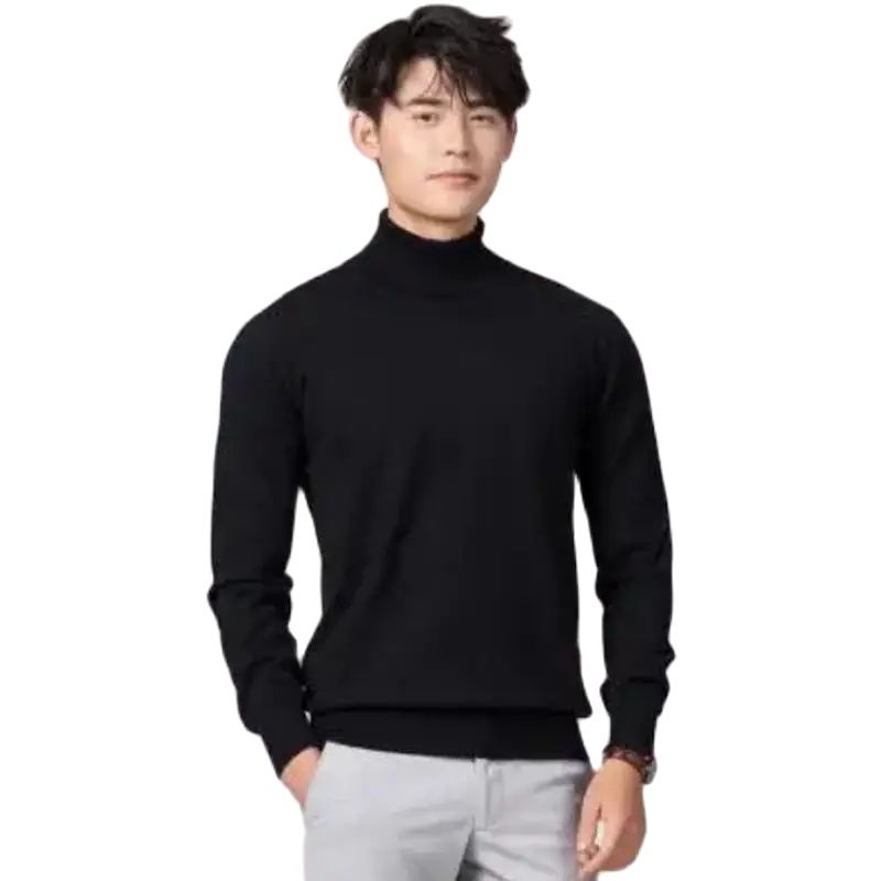 Kaszmirowy golf męski sweter o – Winter Clothing Cute recenzja i cena