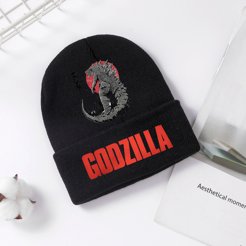 Godzilla czapka z dzianiny zim – Winter Clothing For Kids recenzja i cena