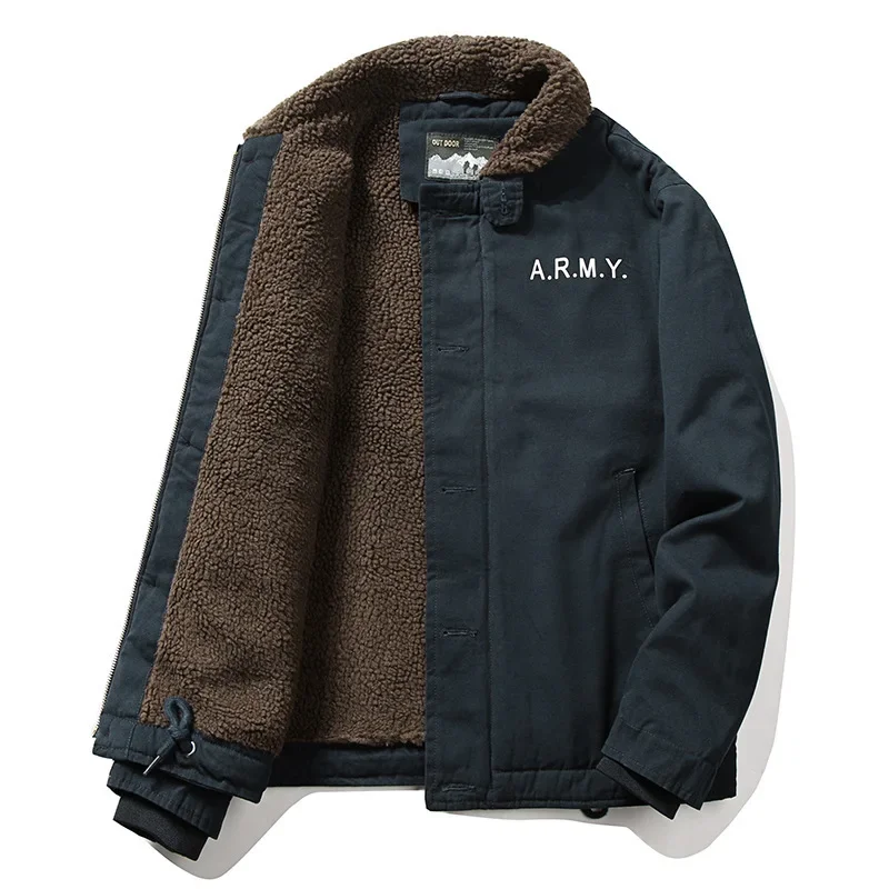 Męskie polarowe kurtki zimowe  – Quality Winter Clothing Bomber Jacket recenzja i cena