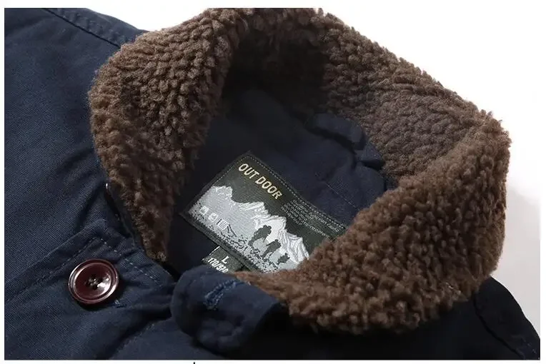 Męskie polarowe kurtki zimowe  – Quality Winter Clothing Bomber Jacket recenzja i cena