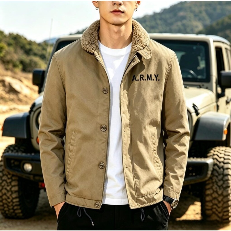 Nowe modne męskie ciepłe zimow – Quality Winter Clothing Bomber Jacket recenzja i cena